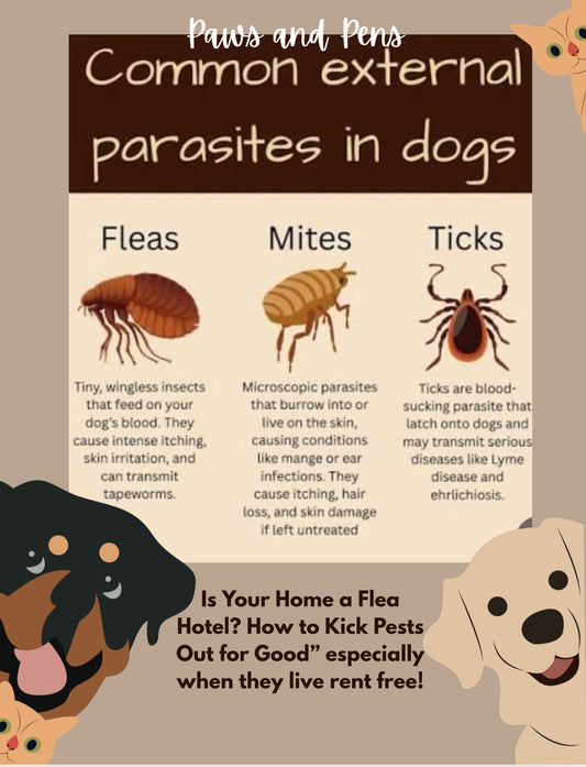 Paul and friends brings common external parasites in dogs to light