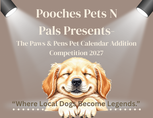 Paws and Pens Annual Pet Calendar Contest is Open for Submissions! Paws And Pens