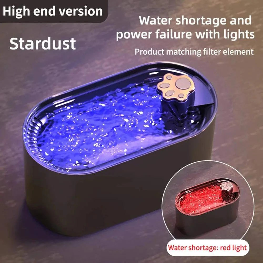 Cat water fountain Automatic LED Pet Water DispenserPetsCat water fountainPaws And PensAn Automatic LED Pet Water Dispenser is a modern water fountain designed to keep your pet hydrated with ease and convenience. Cat water fountain

Automatic Water FloPaws And Pens
