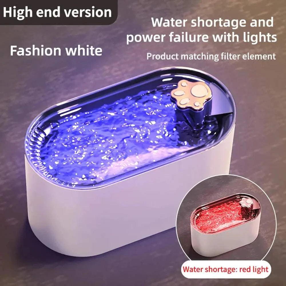 Cat water fountain Automatic LED Pet Water DispenserPetsCat water fountainPaws And PensAn Automatic LED Pet Water Dispenser is a modern water fountain designed to keep your pet hydrated with ease and convenience. Cat water fountain

Automatic Water FloPaws And Pens