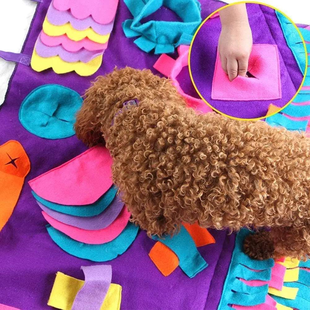 Pet Snuffle MatnullPaws And PensWhy Every Pet Needs a Pet Snuffle Mat
Make your dog's mealtime interesting and exciting with the Dog Snuffle Mat. The mat is specially designed with loads of differePaws And Pens