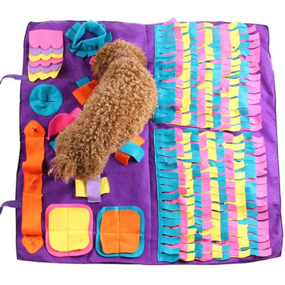Pet Snuffle MatnullPaws And PensWhy Every Pet Needs a Pet Snuffle Mat
Make your dog's mealtime interesting and exciting with the Dog Snuffle Mat. The mat is specially designed with loads of differePaws And Pens