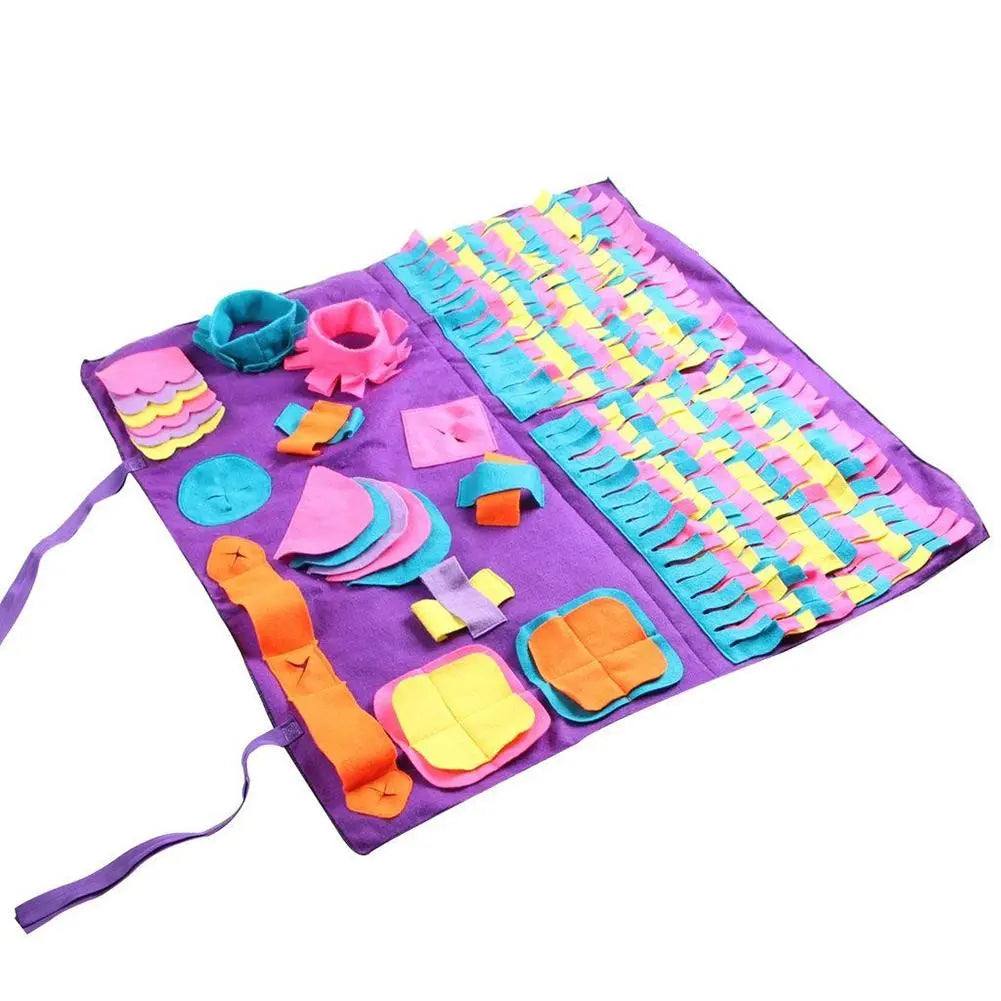 Pet Snuffle MatnullPaws And PensWhy Every Pet Needs a Pet Snuffle Mat
Make your dog's mealtime interesting and exciting with the Dog Snuffle Mat. The mat is specially designed with loads of differePaws And Pens